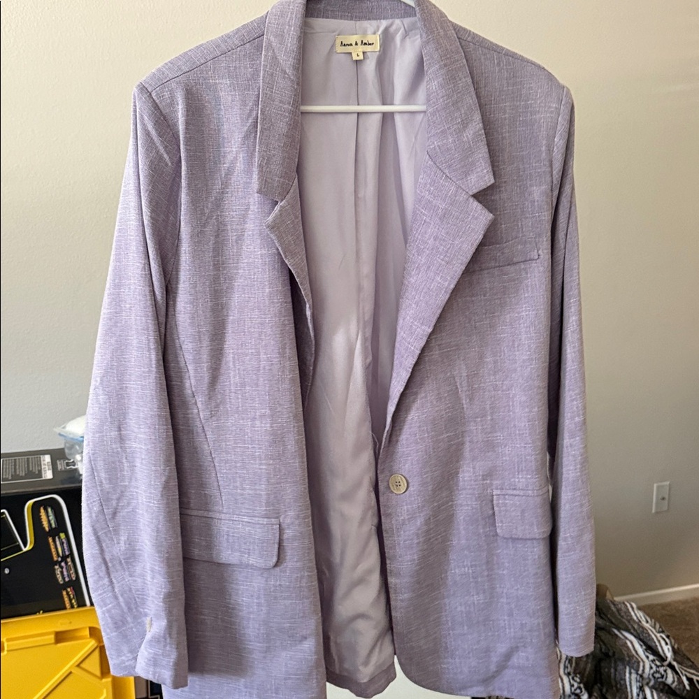 Lavender Women's Blazer by Anne Klein